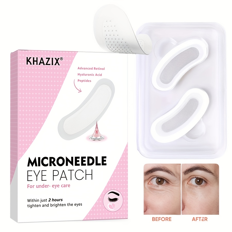 Microneedle Patch Eye - แผ่นปิดตาไมโครนีดเดิลเรตินอล 2 ชิ้น เหมาะสำหรับหน้าผาก บริเวณรอบดวงตา รอยตีนกา