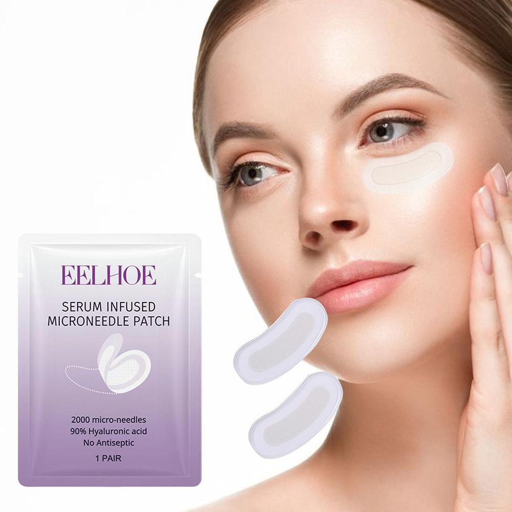 Microneedle Patch Eye - แผ่นแปะไมโครนีดเดิลสำหรับบำรุงผิวรอบดวงตา แผ่นมาส์กบำรุงผิวรอบดวงตา ช่วยยกกระชับ ลดเลือนรอยคล้ำใต้ตา ขนาดเล็กกว่า 0.25