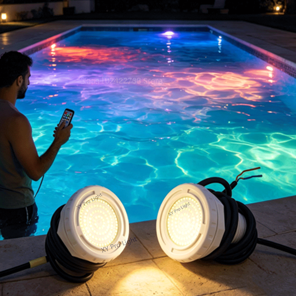 ไฟสระว่ายน้ำพลาสติก 15W IP68 1 - Xy Spa & Wellness George Town บทวิจารณ์และราคา