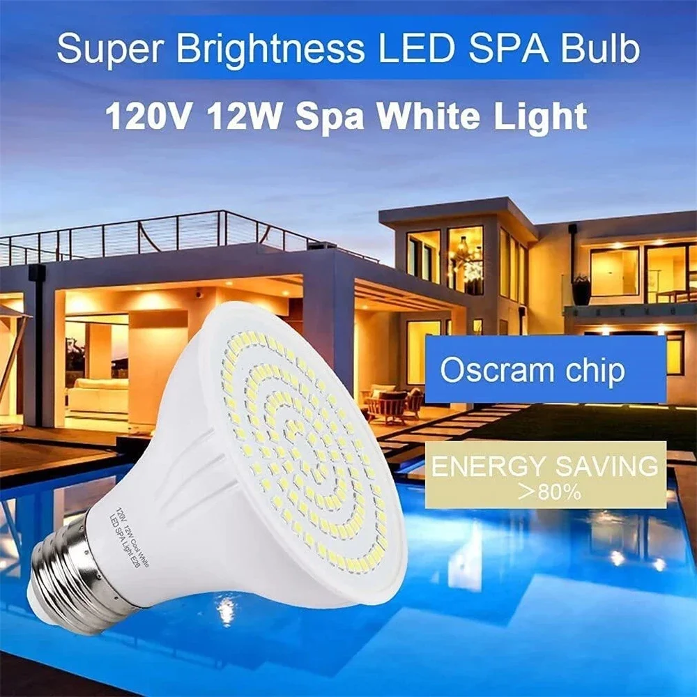 12W โคมไฟสปา LED ไฟสระว่ายน้ำ  - Xy Spa & Wellness George Town บทวิจารณ์และราคา