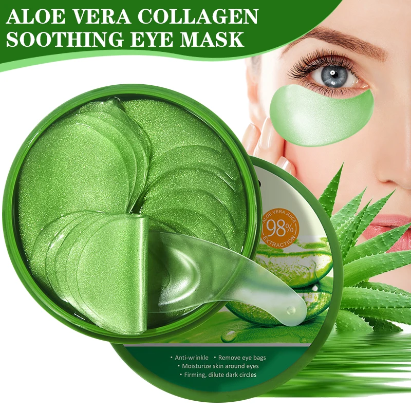 60pcs Aloe Vera Collagen Eye M - Microneedle Patch Eye บทวิจารณ์และราคา