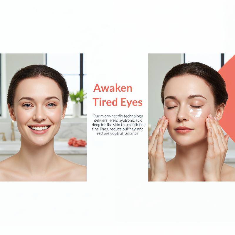 แผ่นแปะใต้ตาให้ความชุ่มชื้น เท - Microneedle Patch Eye บทวิจารณ์และราคา