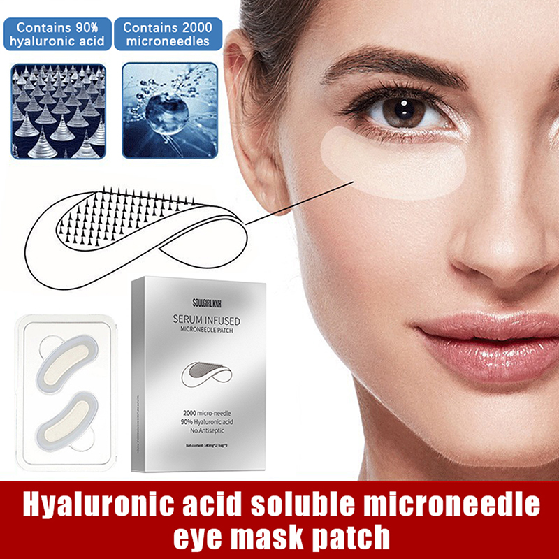 1/3 คู่ แผ่นมาส์กใต้ตาแบบไมโคร - Microneedle Patch Eye บทวิจารณ์และราคา