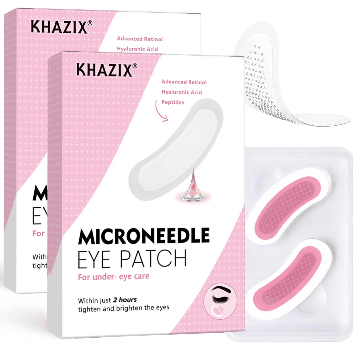 แผ่นแปะใต้ตาเรตินอลไมโครนีดเดิ - Microneedle Patch Eye บทวิจารณ์และราคา