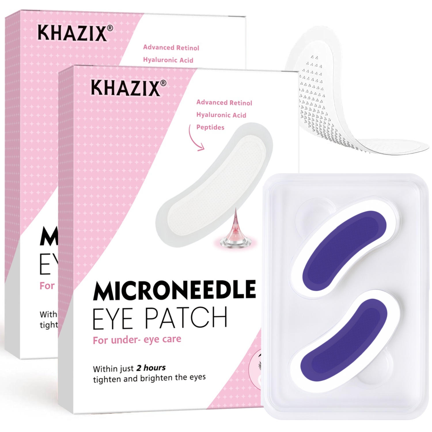 แผ่นแปะใต้ตาเรตินอลไมโครนีดเดิ - Microneedle Patch Eye บทวิจารณ์และราคา