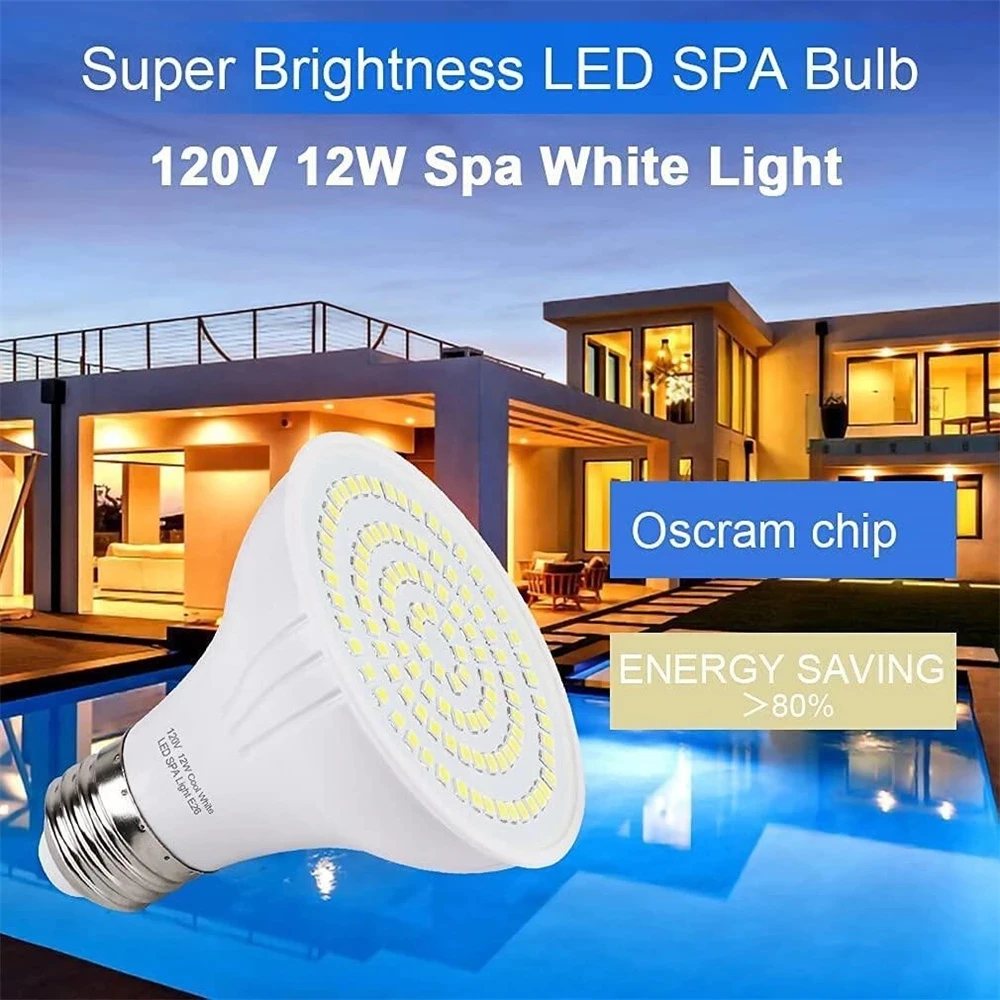 ไฟ LED สระว่ายน้ํา E27 E26 หลอ - Xy Spa & Wellness George Town บทวิจารณ์และราคา